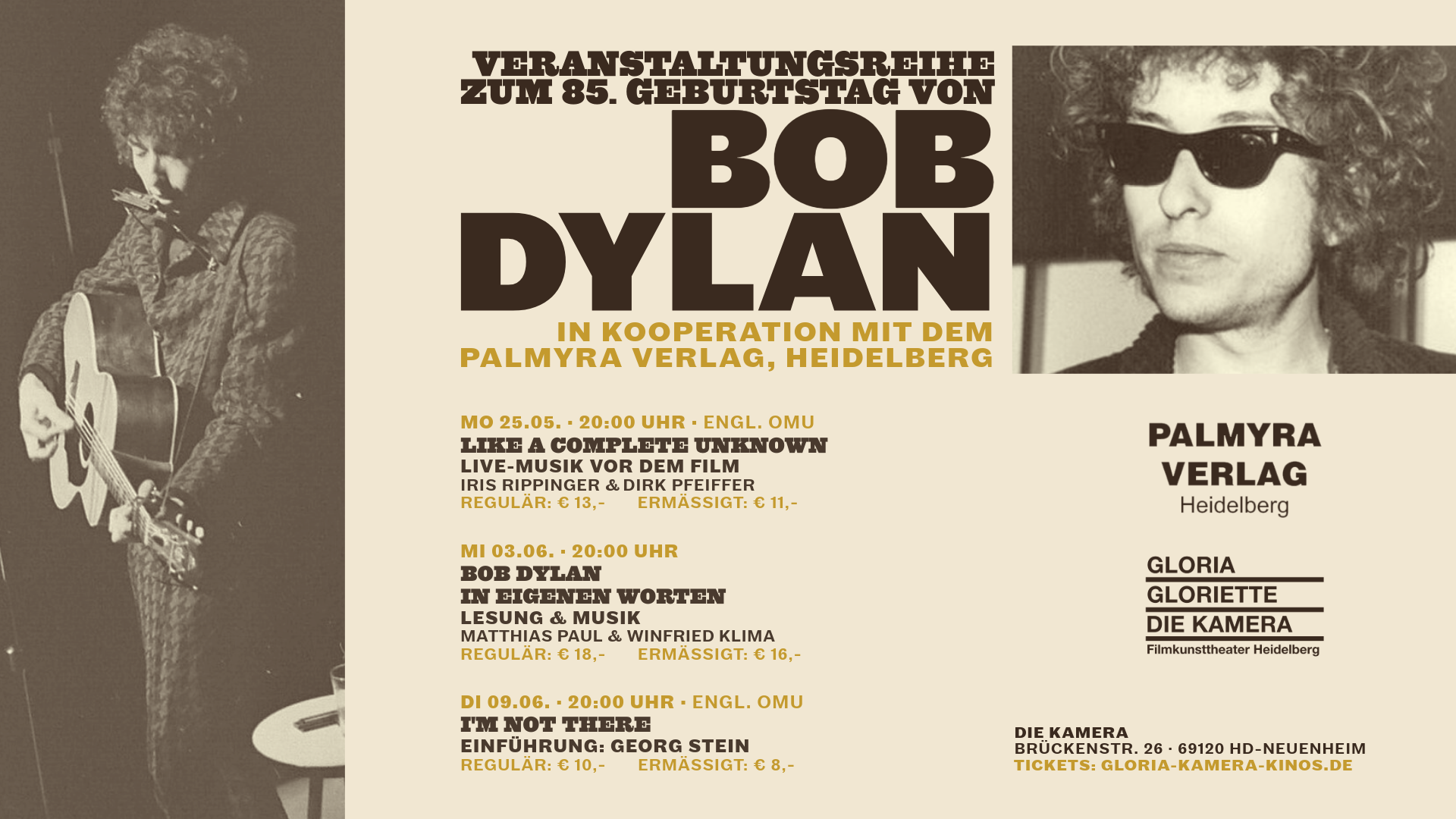 Bob Dylan - 85. Geburtstag